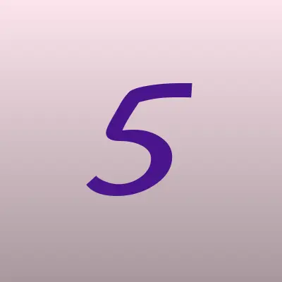 5 plus 5, нейл студия, лого-визитка