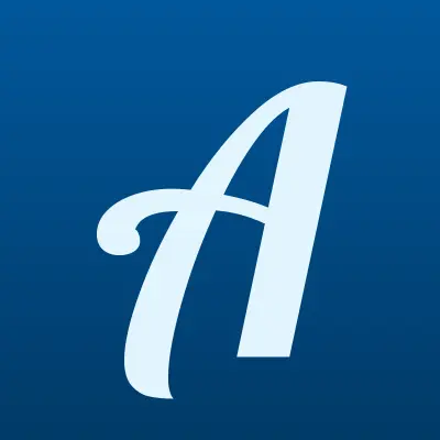 Ароматный мир, сеть супермаркетов напитков, лого-визитка