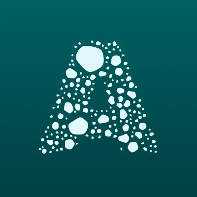 Ароматный мир, сеть супермаркетов напитков, лого-визитка