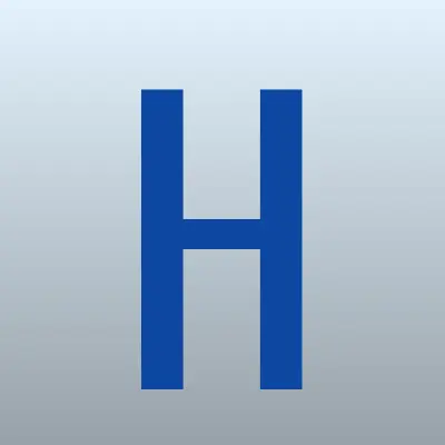H & M, магазин одежды, лого-визитка