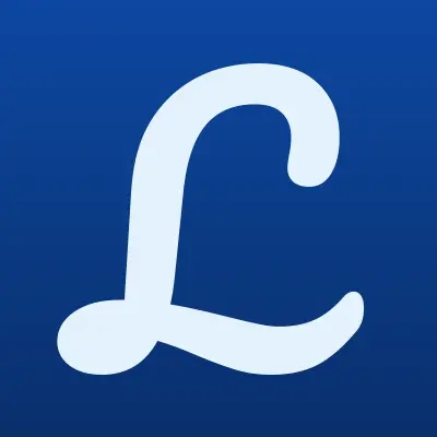LR, магазин косметики, лого-визитка